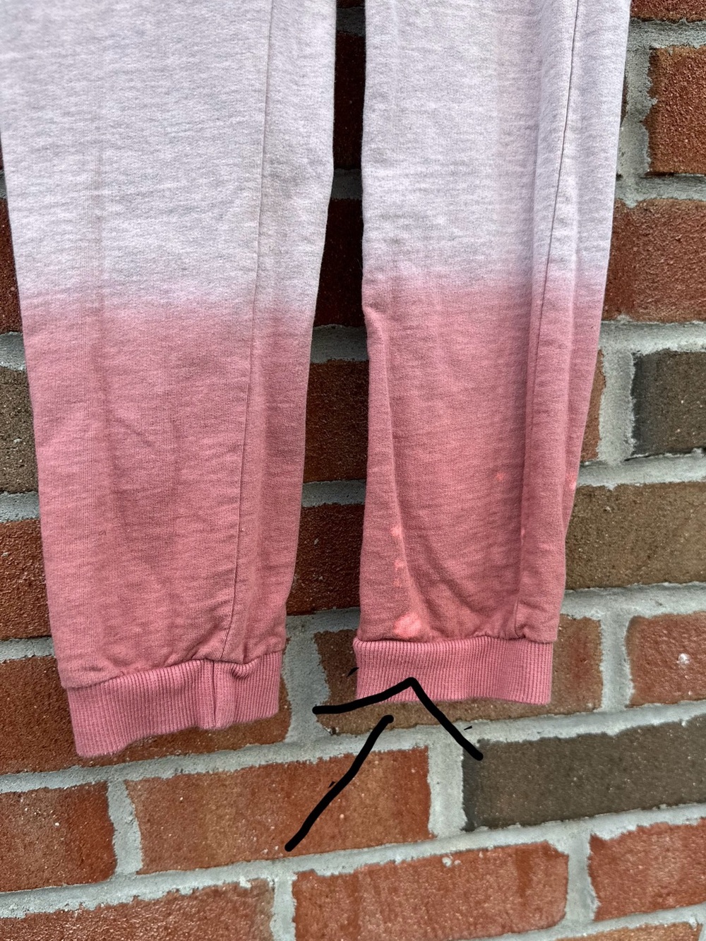 Joe's Kids Pink Ombré tie-dye Hoodie & Joggers Set Size M(8-10) - Picture 5 of 16
